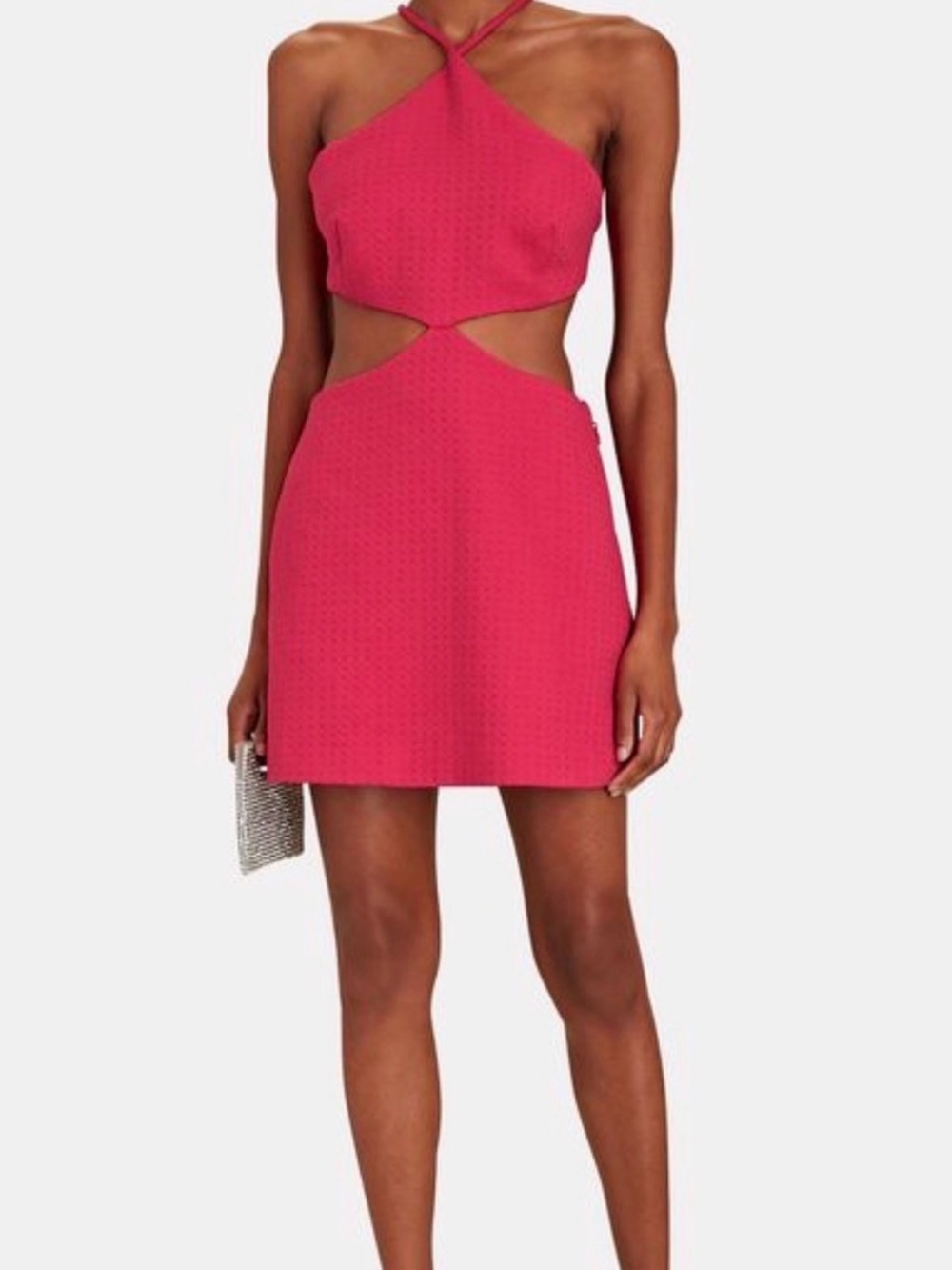 Alexis Fuchsia Pink Cutout Mini Dress